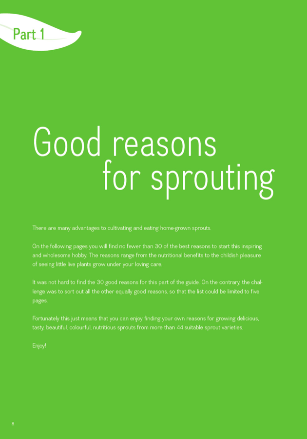 FRESH SPROUTS A Guide to Sprouting page 8