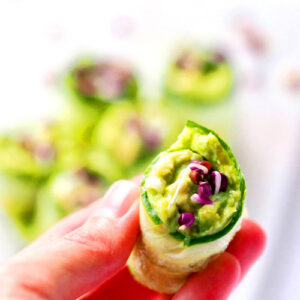 Cucumber rolls with sprouts FRESH SPROUTS