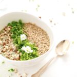 Vegan smoothie with sprouts by fresh sprouts
