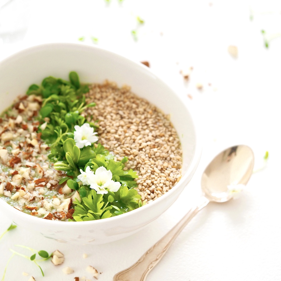 Zonnebloem sprouts in smoothies