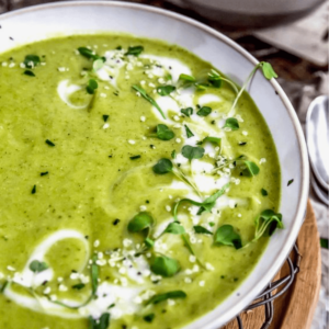 Green lentil dahl