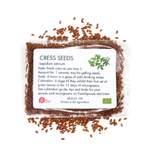 Organic Cress seeds for Sprouts and Microgreens 3 gram
