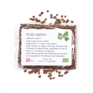 Organic Rose radish seeds for Sprouts and Microgreens 5 gram