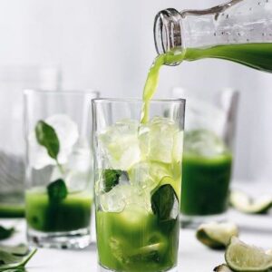 Green Juice with Sunflower Sprouts