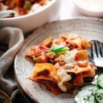 Spinach Lasagna with Lentil Sprouts