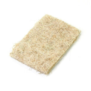 Dry 7 mm thick hemp mat 7,5 x 11,5 cm for microgreens